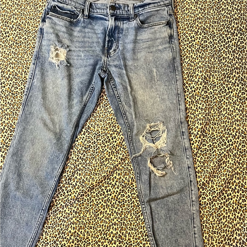 Hollister light sky blue ripped jeans - Picture 3 of 3